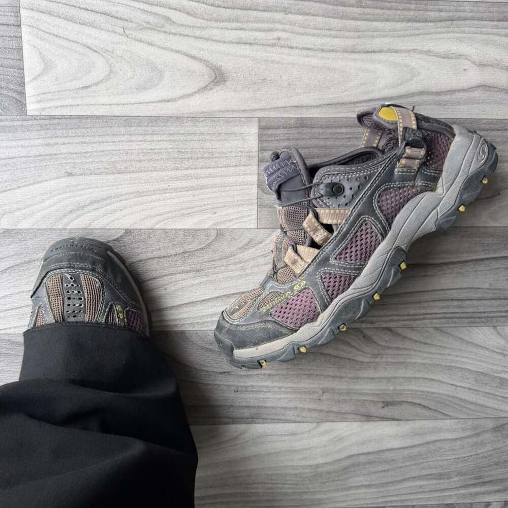Salomon Techamphibian Hiking Shoes Mens 9 Brown Water